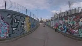 360 video - Pasajul cu Graffiti ( în Parcul liniei ) 2026
