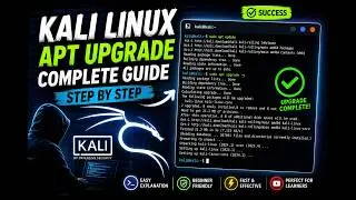 Kali Linux APT Update & Upgrade Tutorial 🔥 | Step-by-Step Guide for Beginners