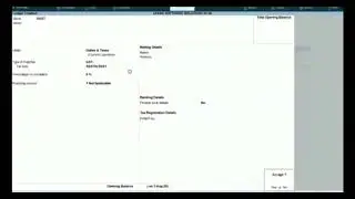 Ledger creation in tally 