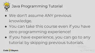 Introduction | Java Programming Tutorial | Java Mastery | Java Zero to Hero | Code Slayers