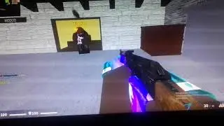 играю в Counter blox в роблокс читеры достали(