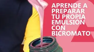 💥¿Cómo PREPARAR  EMULSION para SERIGRAFIA?  bien explicado