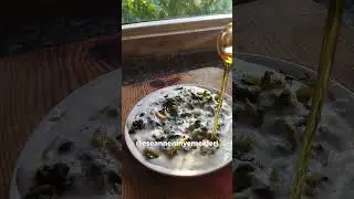 Bahçemizden Doğal Semiz Otu yoğurtlaması tarifi #shorts