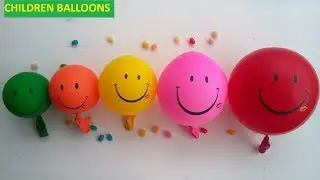 Learn Colors with Balloons / Baby Nursery Rhymes Song