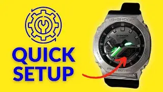 Casio gm 2100 guide | How to setup a timer and stopwatch on G-shock