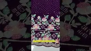 D-3324 Georgotte Sequence Machine Diamond Embroidery Suit | Fashion Hub Wholesale FH