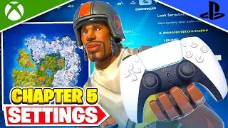 *NEW* Best Aim Sensitivity for Chapter 5 Season 1 + Fortnite Controller Settings Tutorial (XBOX/PS4)