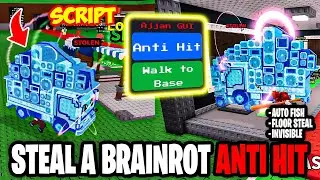 [ANTI HIT🔥]  AJJAN HUB STEAL A BRAINROT SCRIPT ANTI HIT MOBILE & PC ☢️ AUTO FISH, TURRET DESTROY