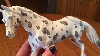 Leopard Appaloosas - In the Studio - Painting an Appaloosa Breyer Horse