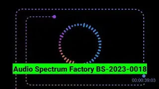 Audio Spectrum Black Screen Design By Adobe After Effects 2023