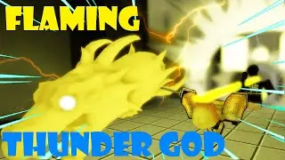 Zenitsu FLAMING THUNDER GOD (Roblox animated)