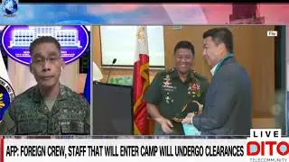 MGen.Edgard Arevalo AFP spokeperson said Threat of spying, security breach is very low