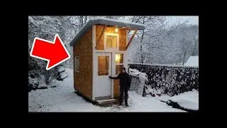 13-Year-Old Built A Tiny House & Hid Something Huge Inside