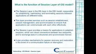 What is the function of the Session Layer of the OSI model?