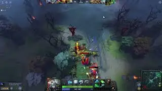 Tusk trick - Blocking creeps using Ice Shards gameplay Dota 2