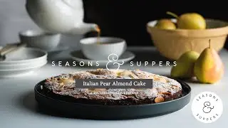 Italian Pear Almond Cake