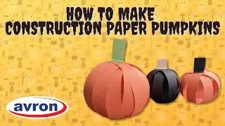Easy Kids Craft: Construction Paper Pumpkin