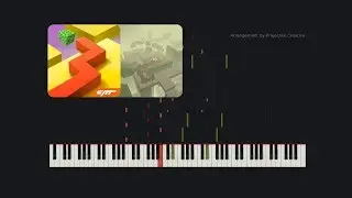 Dancing Line - The Maze // Custom Arrangement (Synthesia Tutorial + MIDI + PDF)