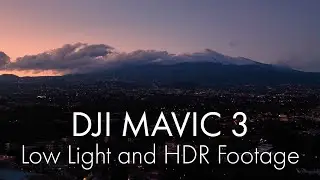 Dji Mavic 3 Night Footage and HDR Video