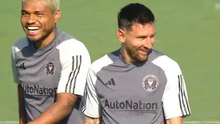 Messi First training session in Inter Miami 🎯⚽