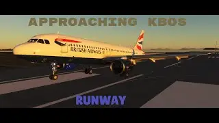 Landing in Logan Intl (KBOS) | MSFS 2020 | FBW A320 | #aviation #landing #airbus #boston #msfs2020