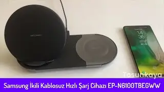 Samsung Wireless Fast Charger Duo Review | EP-N6100TBEGWW in Turkish