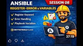 Ansible Register, Error Handling & Variables  Explained – Real-Time Automation Concept | Session 08
