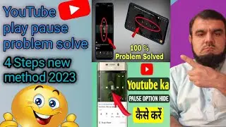 How to remmove play pause button how to turn of YouTube accessibility