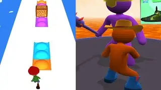 Pop it Run ASMR 🌈 - Giant Rush 🔥Gameplay Android,ios All Level