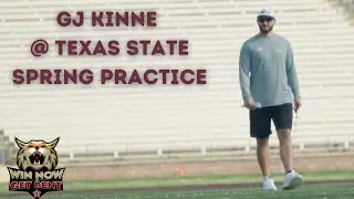 GJ Kinne on TXST Spring Practice, Jordan McCloud, and more...
