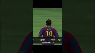 Henry goal vs Real Madrid PES 2010 PS2 #shorts