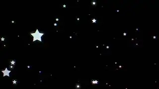 green screen HD screen little stars float  animation effects background