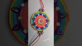 Thread Rakhi Making #Threadrakhi #Rakhimaking #Rakhidesign #shorts #viral #diy
