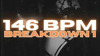 146 BPM - Metal Breakdown Drum Beat - Loop 1
