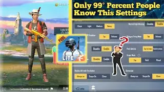 Best Pro Hidden Settings For Pubg Mobile Lite|| Pubg Mobile Lite Pro Sensitivity Settings