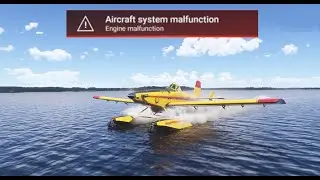 Microsoft Flight Simulator 2024 - Aerial Firefighting (Engine Malfunction?) - GAMEPLAY