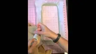Float / hoop towel for machine embroidery