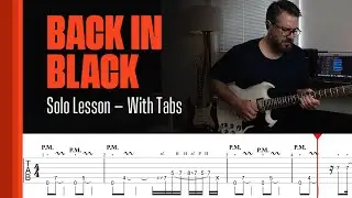Back In Black - Solo Lesson (With Tabs)