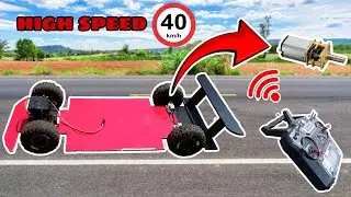 How To Make High Speed Remote Control Car|| 40 km/h #rccar ‎@creativec.g 