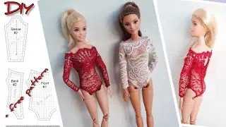 DIY Barbie clothes, body / Одежда для Барби, боди #clothesfordolls, #одеждадлякукол