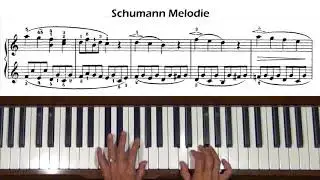 Schumann Melodie Album for the Young Op. 68, No. 1 Piano Tutorial