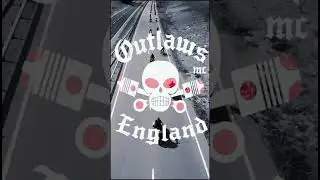 The real 1%er Biker riders . Outlaws MC England