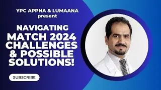 YPC Webinar on Navigating Match 2024: Challenges and Possible Solutions!