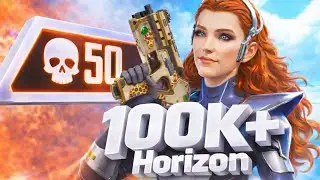 #1 HORIZON DROPS 50 *KILLS* 11K *DAMAGE* in Apex Legends Wildcard!!