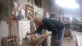 Bark Walnut Bench...