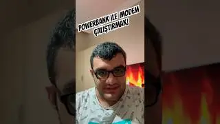 Her Yerde İnternet! 1 Dakikada Powerbank ile Modem Çalıştırmak. #shorts #internet #mobile