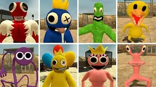 ALL NEW RAINBOW FRIENDS ROBLOX NPCS IN GARRY'S MOD