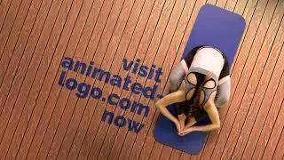 yoga classes video logo animation advertisement/commercial