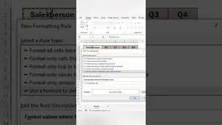 How to auto highlight active cell only #shorts #shortvideo