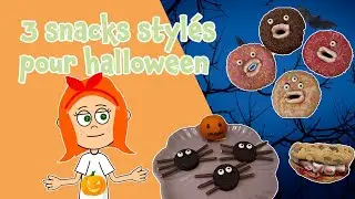 3 snacks stylés pour halloween (comment transformer ses goûters en monstres d'halloween)